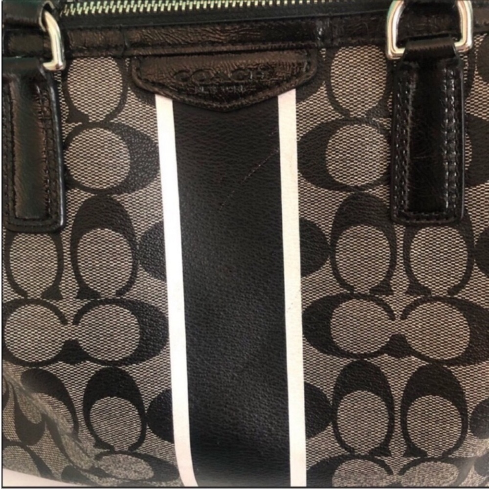 Coach Black and Gray Satchel - Picture 8 of 8